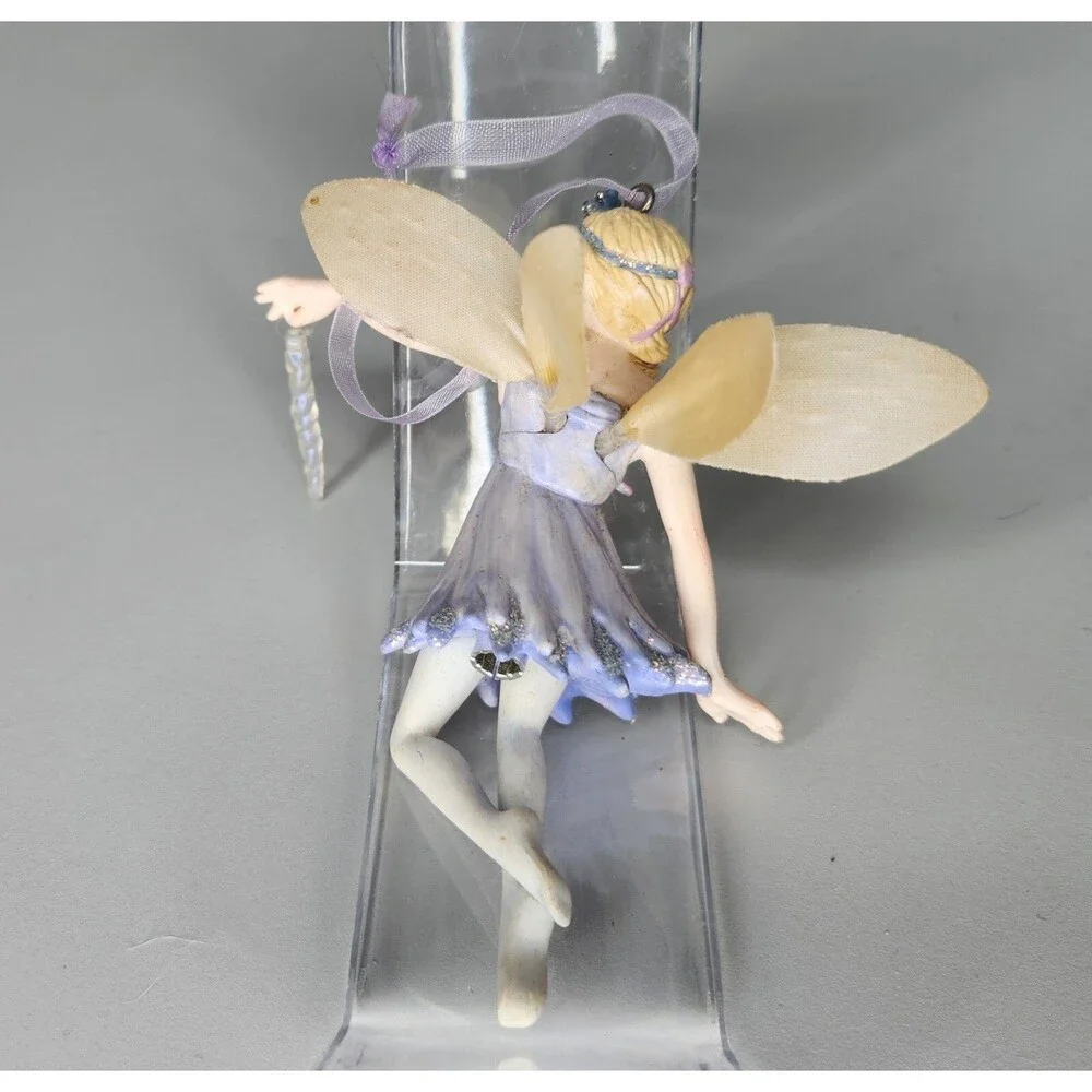 Hallmark Faerie Delandra Flower Frostlight Fiber Optic Glow Fairy 2001 Keepsake